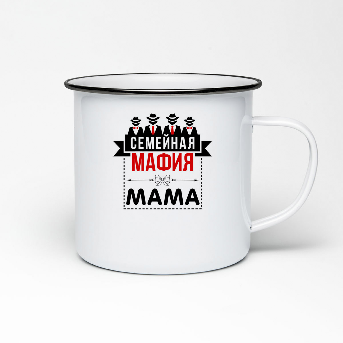 

Кружка металлическая CoolPodarok Прикол. Семья. Мама. Семейная мафия