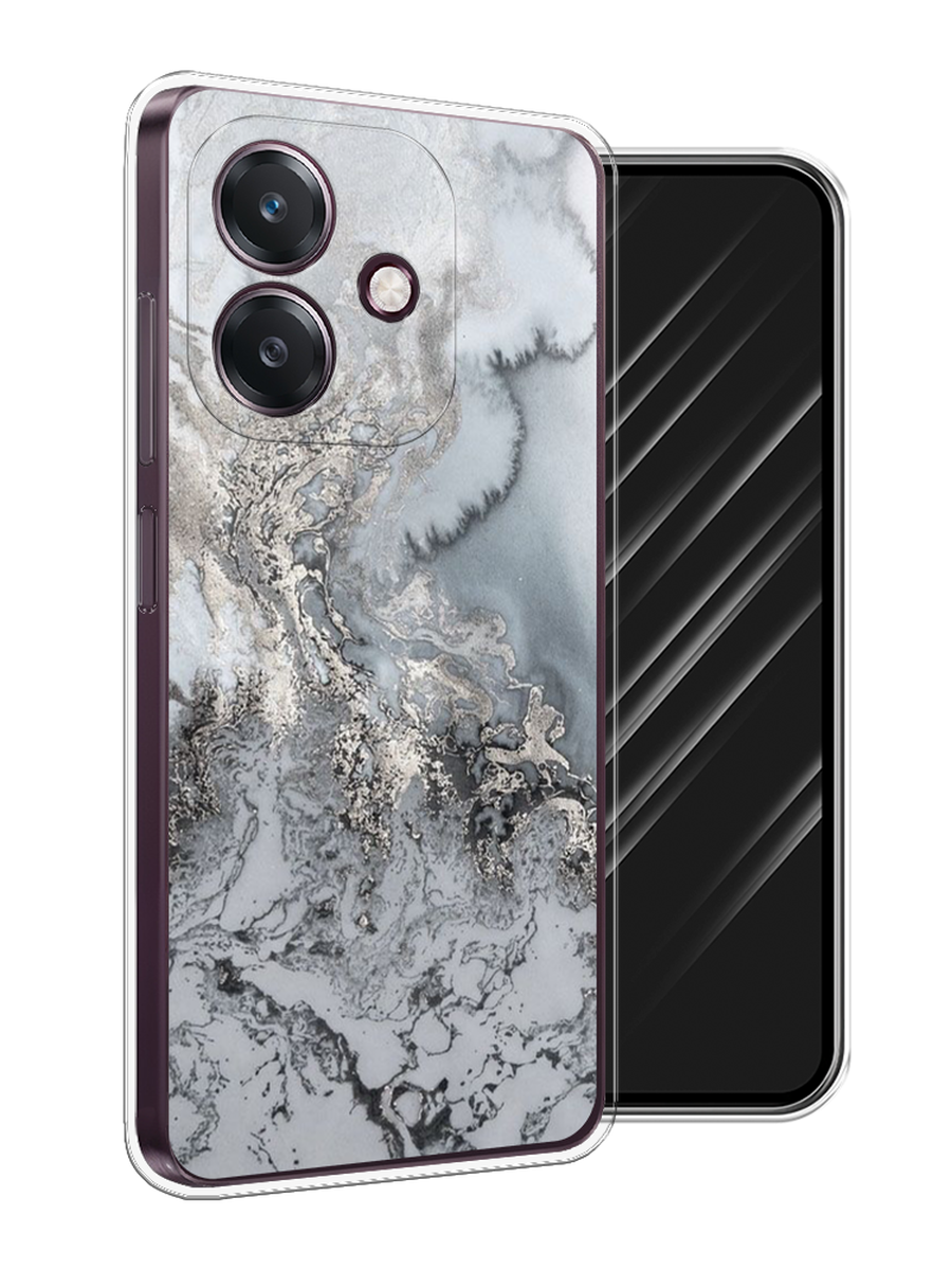 

Чехол Awog на Oppo A3 "Морозная лавина серая", Серый;серебристый, 2518650-1