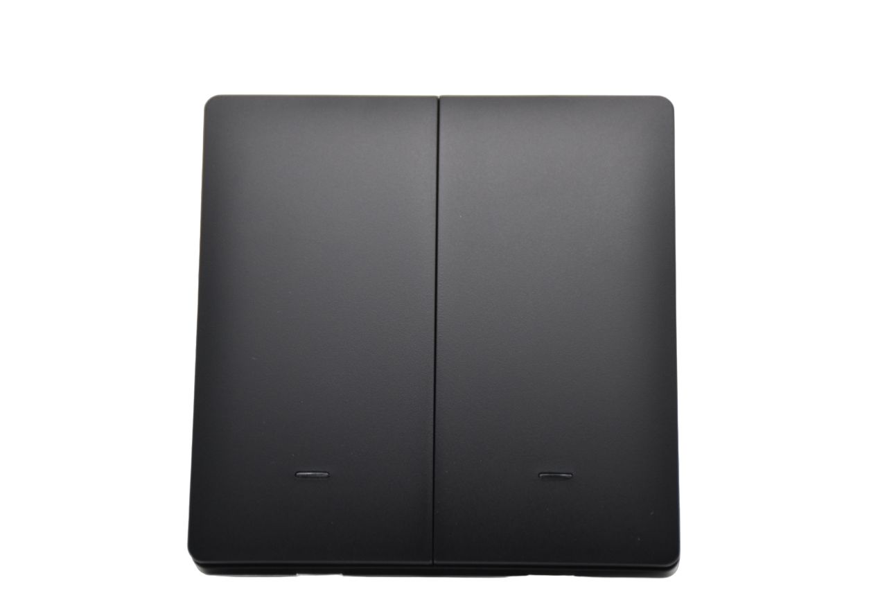 

Умный выключатель WI-FI Izba Tech 00261-4 с Алисой 2 клавиши, Черный, 0005