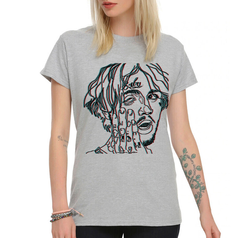 

Футболка женская Dream Shirts Lil Peep - Лил Пип 1000797-1 серая M, Серый, Lil Peep - Лил Пип 1000797-1