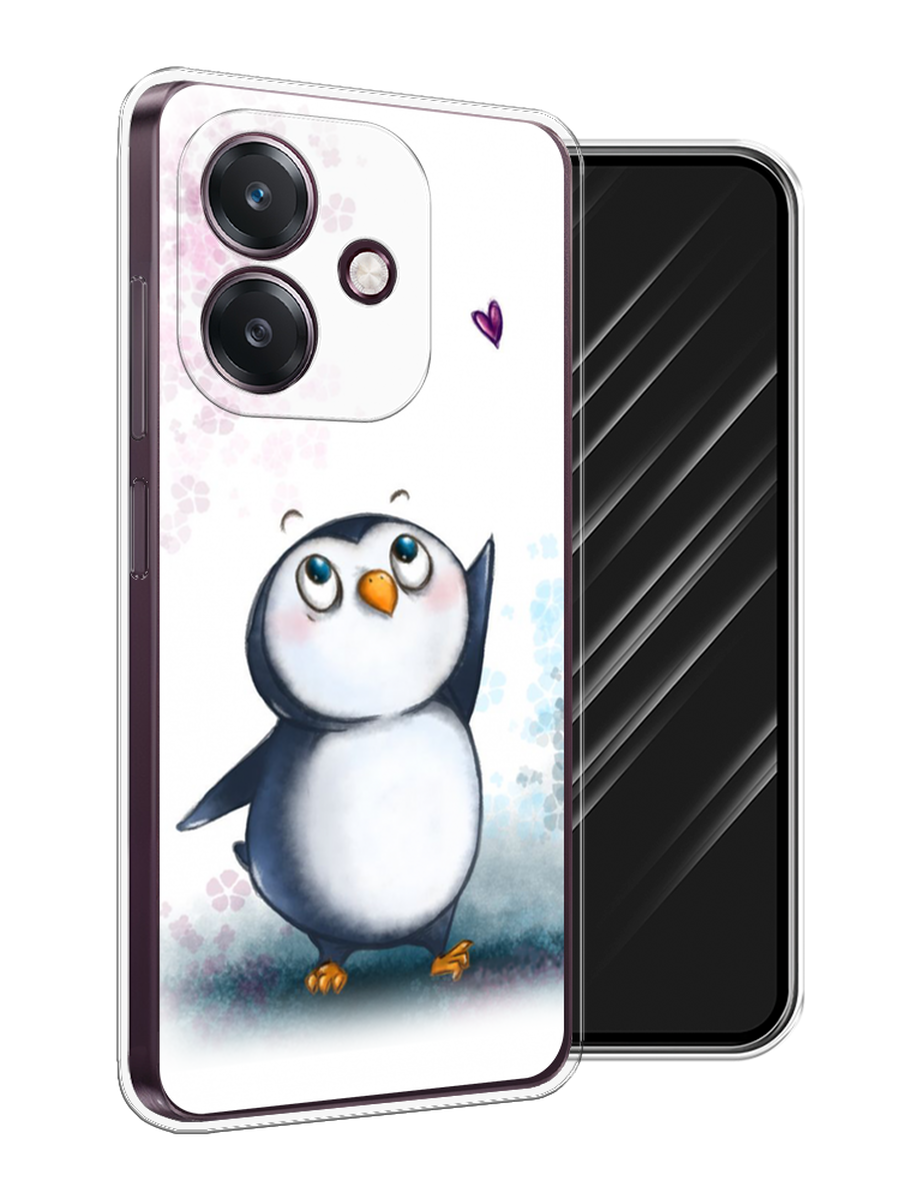 

Чехол Awog на Oppo A3 "Пингвин и сердечко", Белый, 2518650-1