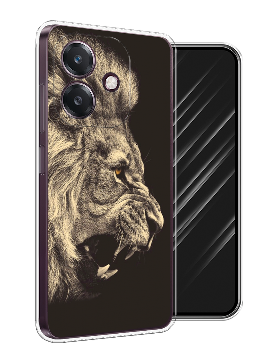 

Чехол Awog на Oppo A3 "Львиный рык 2", Бежевый;черный, 2518650-1