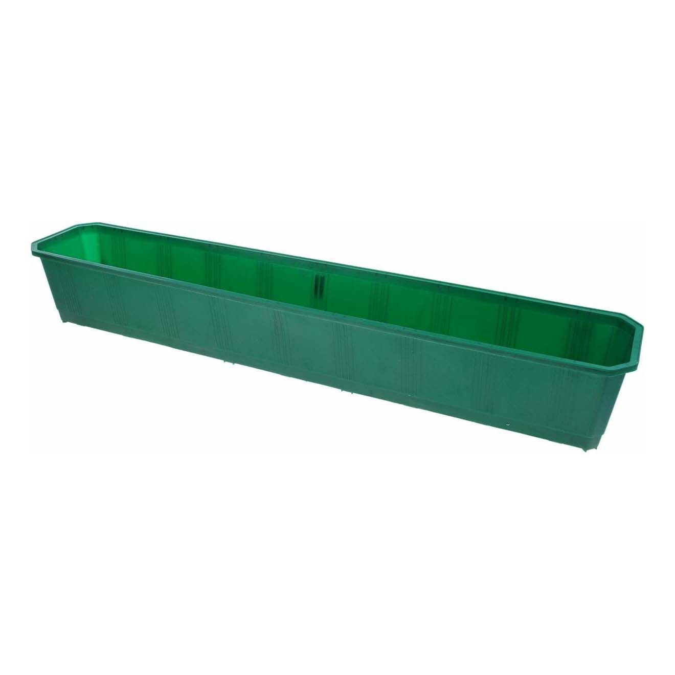 Ящик для цветов InGreen 100 х 17 х 15 см темно-зеленый