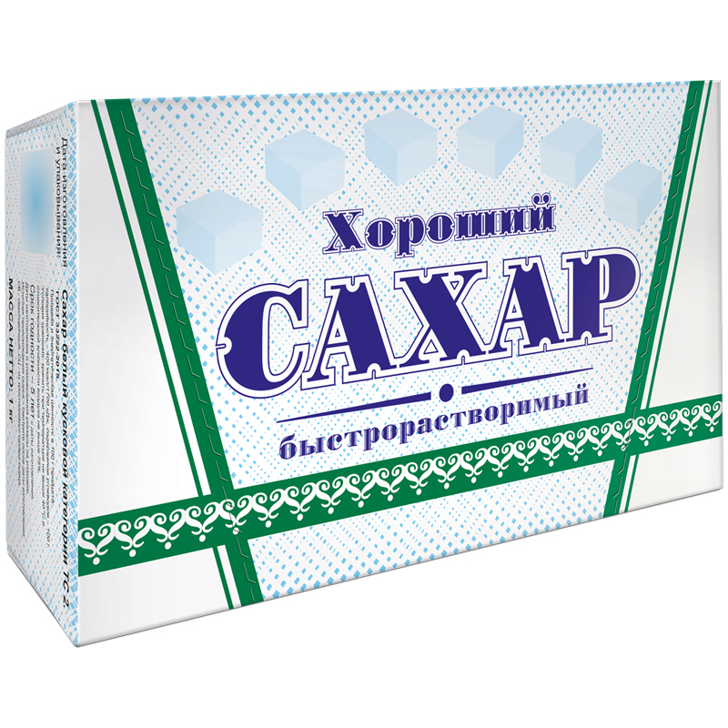 Сахар белый кусковой Хороший 1 кг 76₽