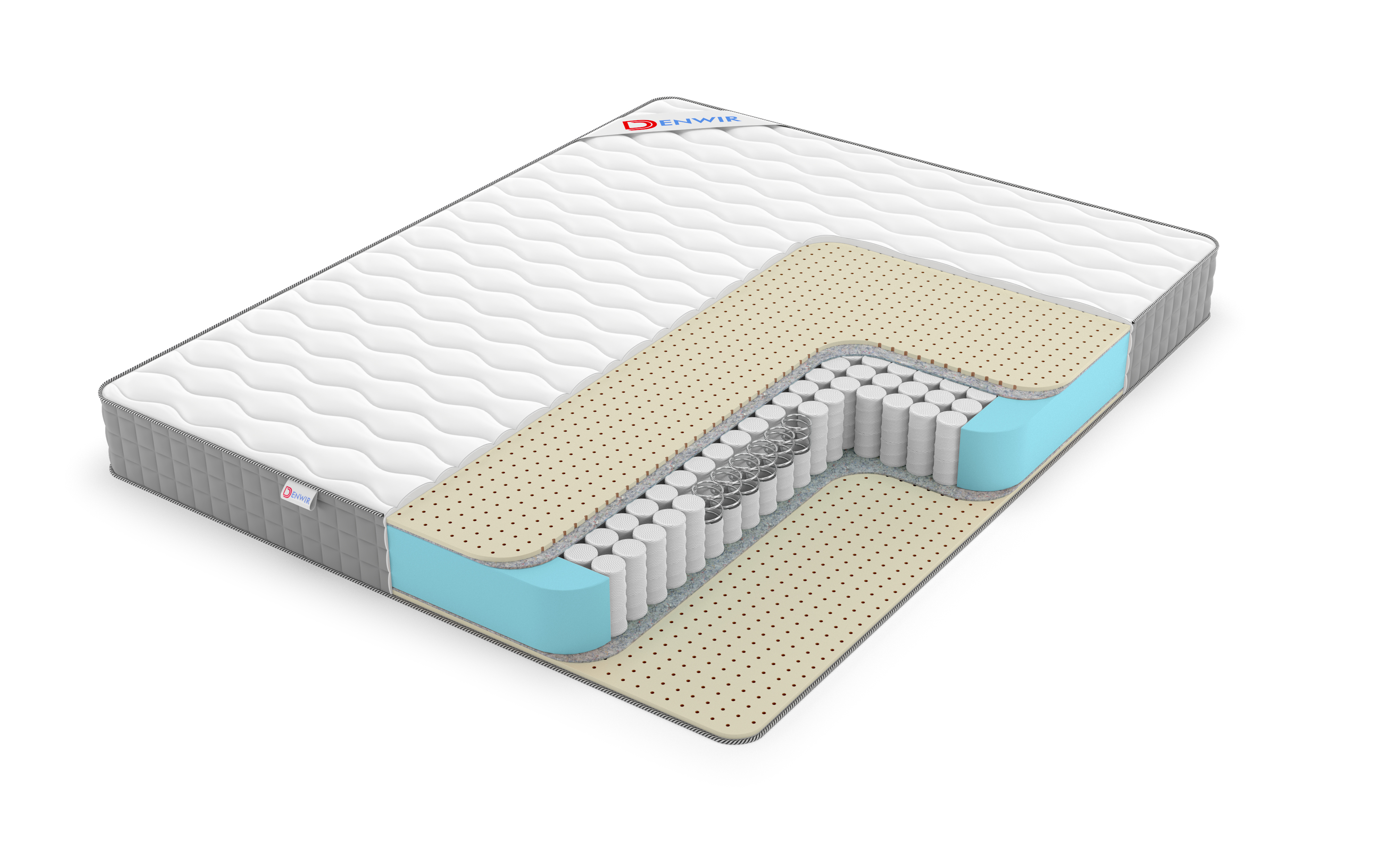 

Матрас пружинный Denwir BEST SOFT TFK 115х200, 17 см, Белый, BEST SOFT TFK