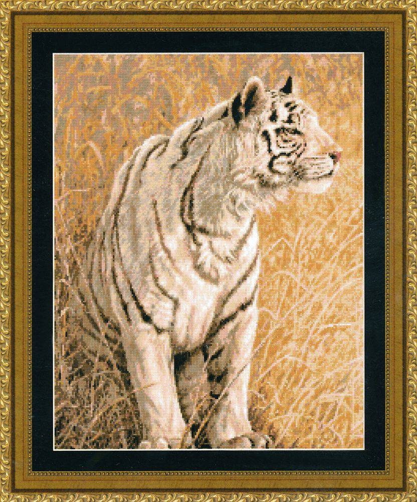 Набор для вышивания KUSTOM KRAFTS Охота белого тигра, 93047
