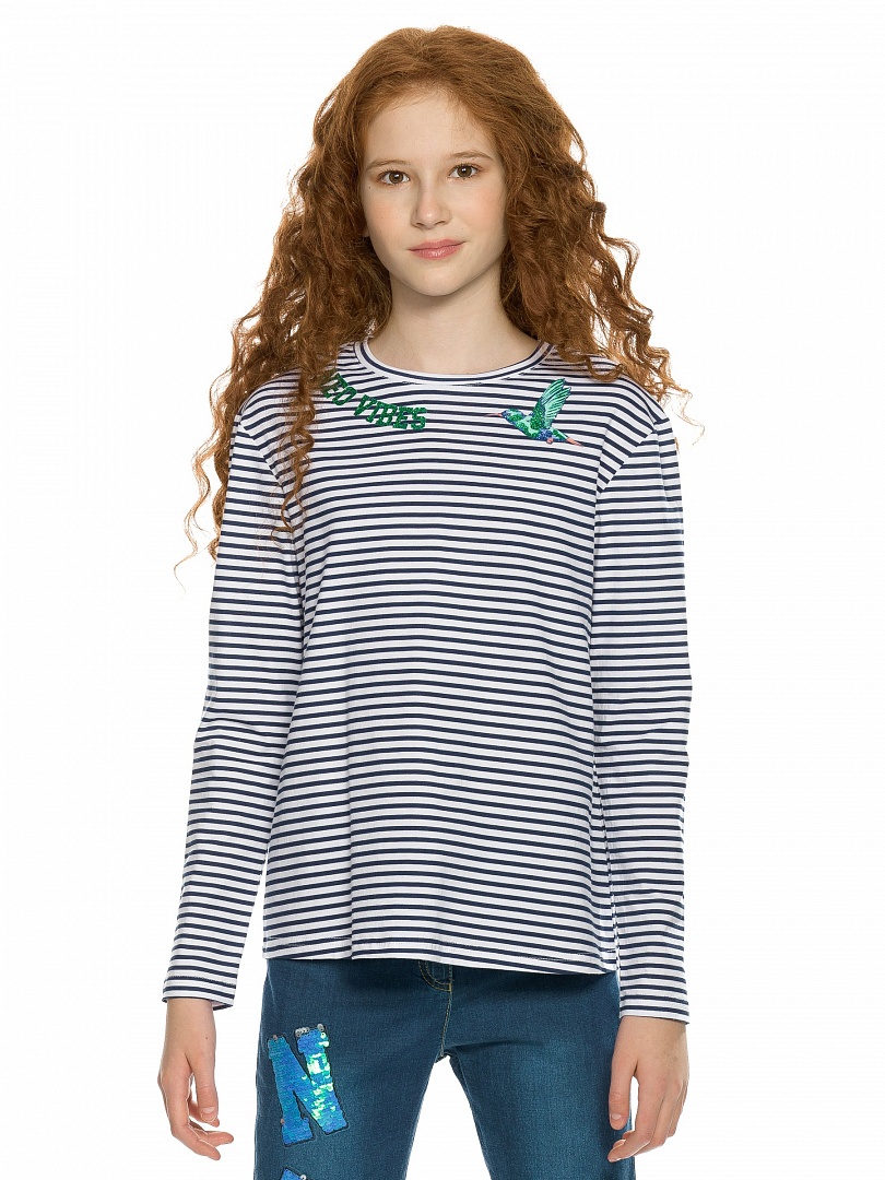 

Джемпер д/дев Pelican GFJ4219/Белый(2) р.9 рост128-134, GFJ4219_Белый(2)_9, GFJ4219