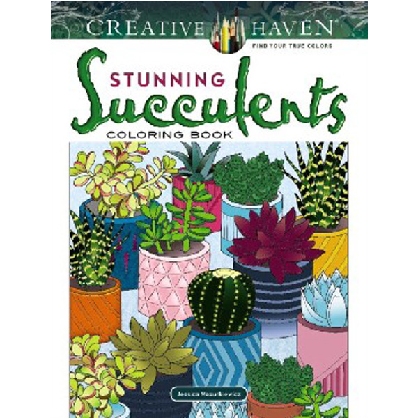 

Creative Haven Stunning Succulents Coloring Book / Mazurkiewicz Jessica