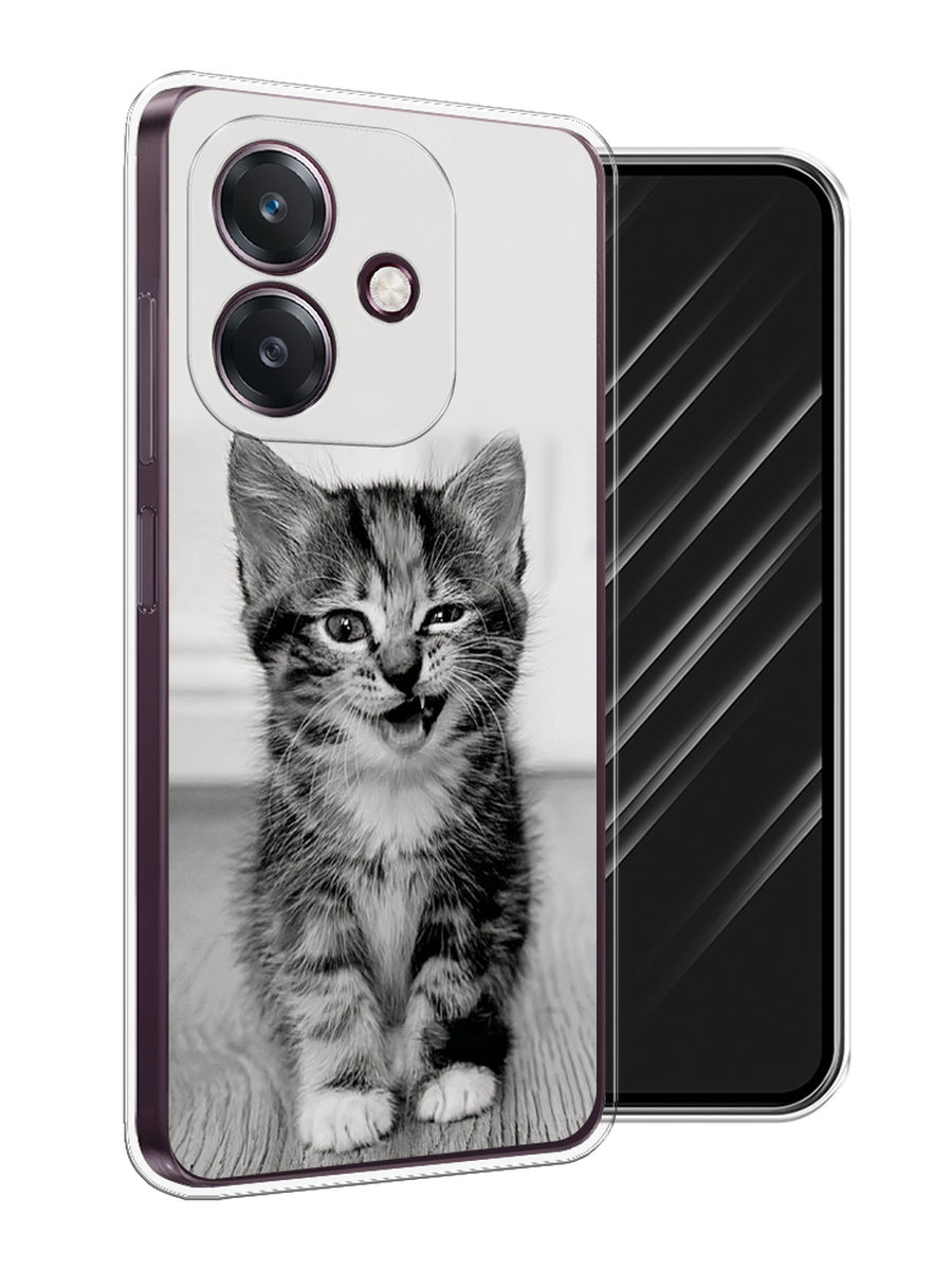 

Чехол Awog на Oppo A3 "Подмигивающий котенок", Черный;серый, 2518650-1
