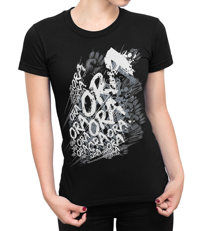 

Футболка женская Dream Shirts Аниме Невероятные приключения ДжоДжо 22 черная M, Черный, Аниме Невероятные приключения ДжоДжо 22