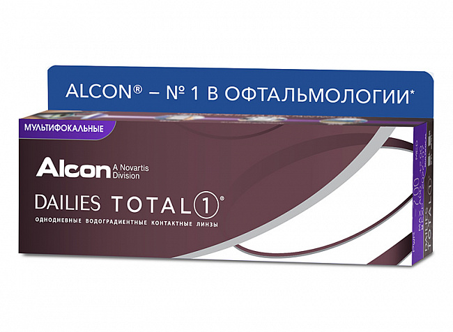 

Контактные линзы Dailies Total 1 Multifocal medium R 8,5 -5,75 30 шт.