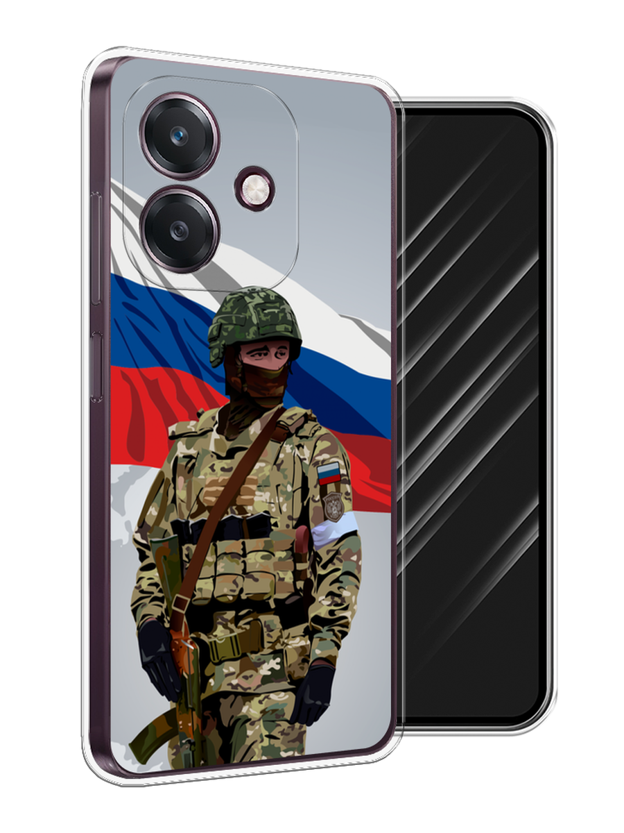 

Чехол Awog на Oppo A3 "Солдат с флагом", Белый;синий;красный;зеленый, 2518650-1