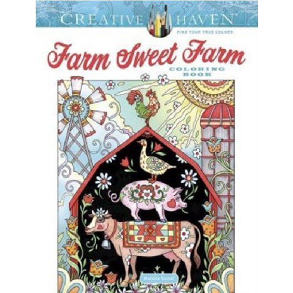 

Creative Haven Farm Sweet Farm Coloring Book / Sarnat Marjorie