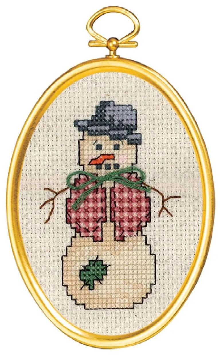 Набор для вышивания Janlynn Франтовый снеговик, 021 1797