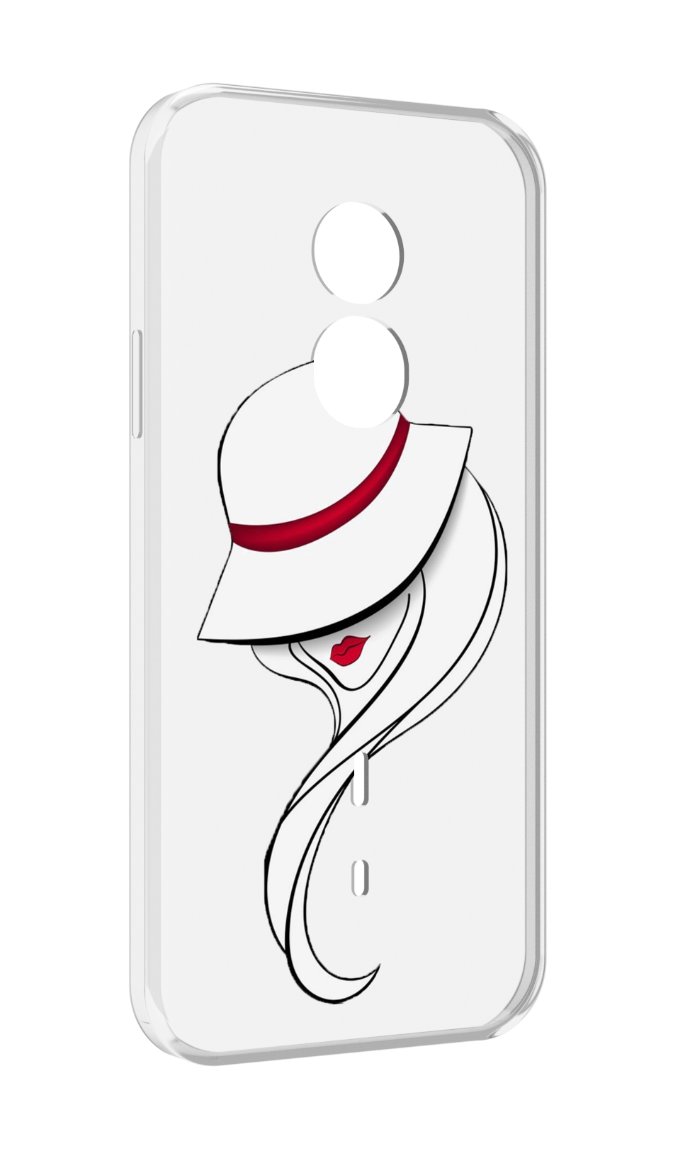 

Чехол MyPads Лого женский для Doogee S51, Прозрачный, Tocco