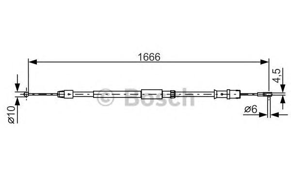 

Тормозной Трос 1987482032 BOSCH 1987482032