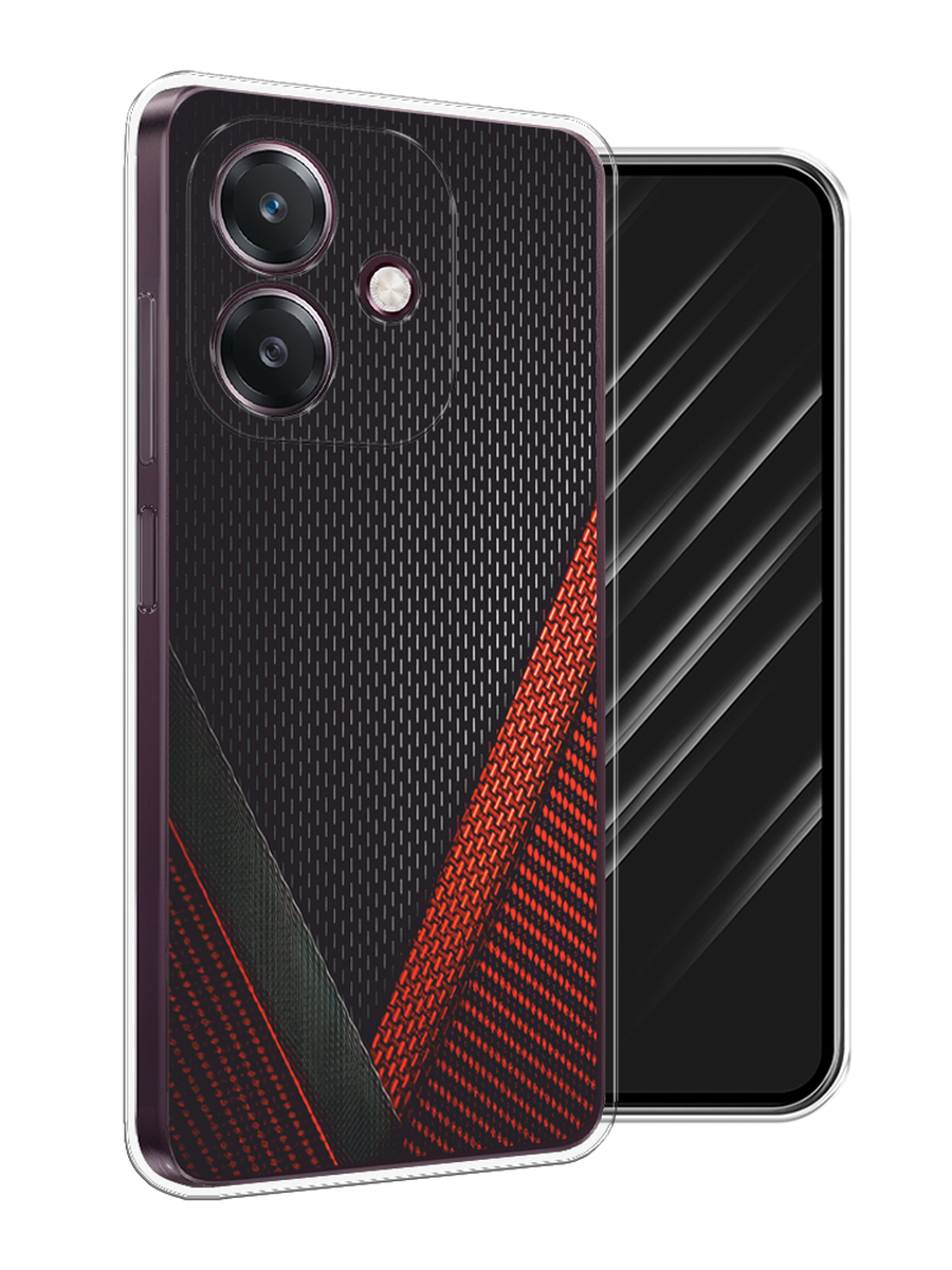 

Чехол Awog на Oppo A3 "Красный карбон", Черный;красный, 2518650-1