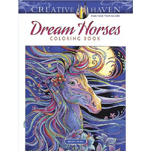 

Creative Haven Dream Horses Coloring Book / Sarnat Marjorie