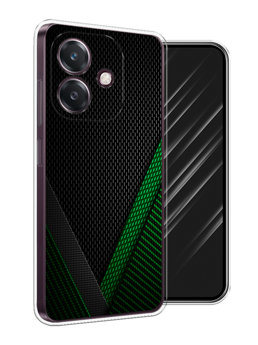 

Чехол Awog на Oppo A3 "Зеленый карбон", Черный;зеленый, 2518650-1