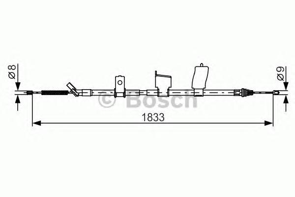 

Тормозной Трос BOSCH 1987482340