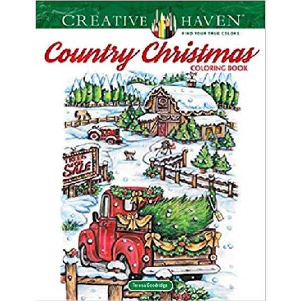 

Creative Haven Country Christmas Coloring Book / Goodridge Teresa