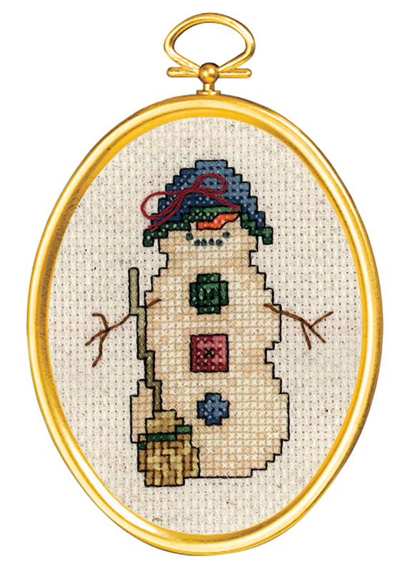 Набор для вышивания Janlynn Застенчивый снеговик, 021 1795