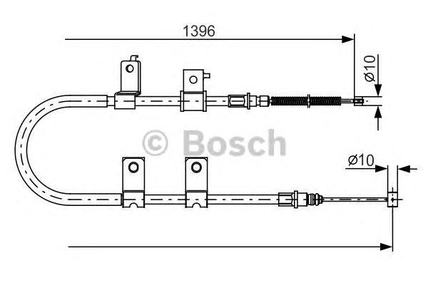 

Трос, Стояночная Тормозная Система 1987482083 BOSCH 1987482083