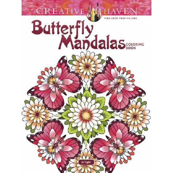

Creative Haven Butterfly Mandalas Coloring Book / Taylor Jo