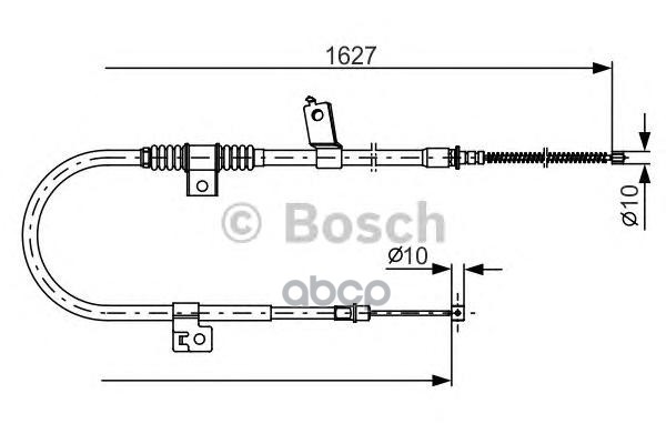 

Трос Стояночного Тормоза Сiтrоеn С-Сrоssеr 07-> BOSCH 1987482274