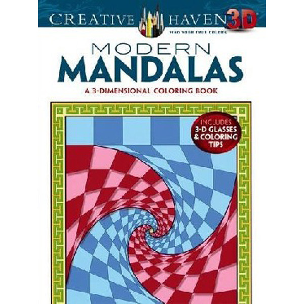 

Creative Haven 3-D Modern Mandalas Coloring Book / McVey, Randall