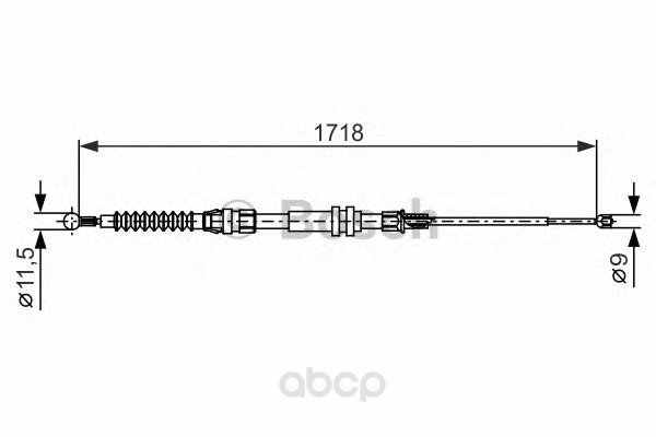 

Тормозной Трос 1987482378 BOSCH 1987482378