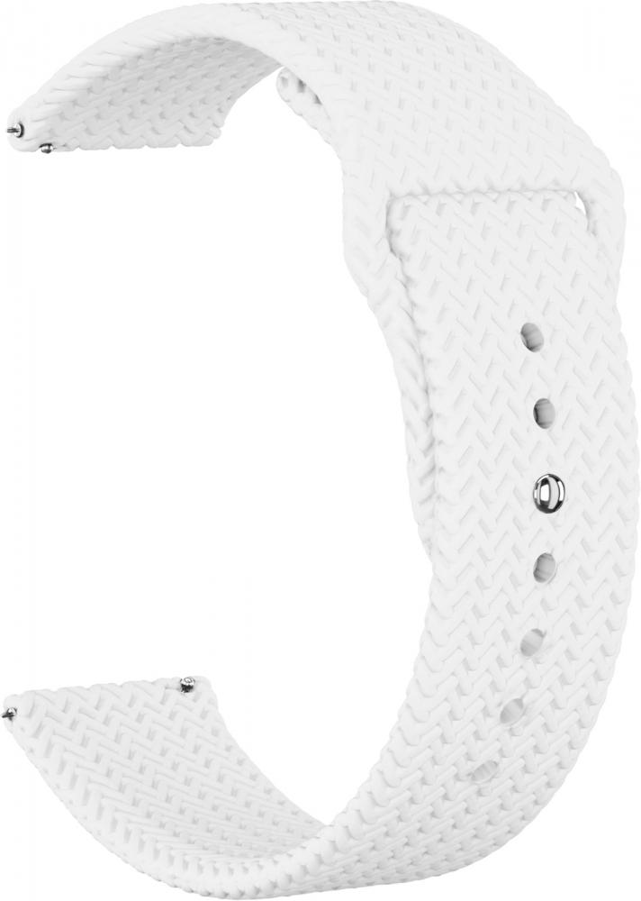 

Ремешок силиконовый GSMIN Tread 22 для Amazfit Pace/Pace 2/GTR 47mm/Stratos 2S (Белый), Ремешок силиконовый GSMIN Tread 22 для Amazfit Pace / Pace 2 / GTR 47mm / Stratos 2S