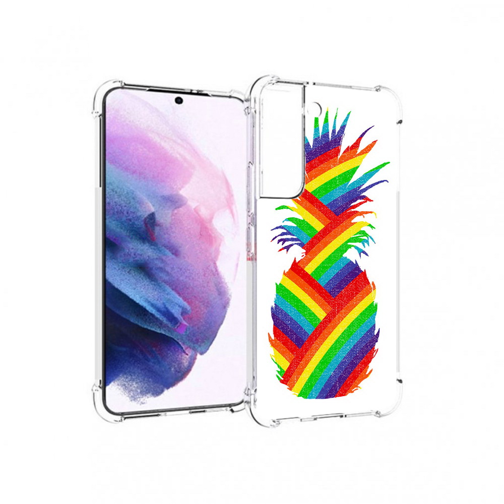 

Чехол MyPads Tocco для Samsung Galaxy S22 радужный ананас (PT194926.508.566), Прозрачный, Tocco