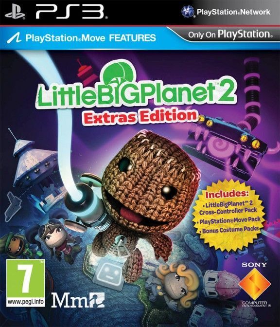 Игра LittleBigPlanet 2 Extras Edition (PlayStation 3, полностью на иностранном языке)