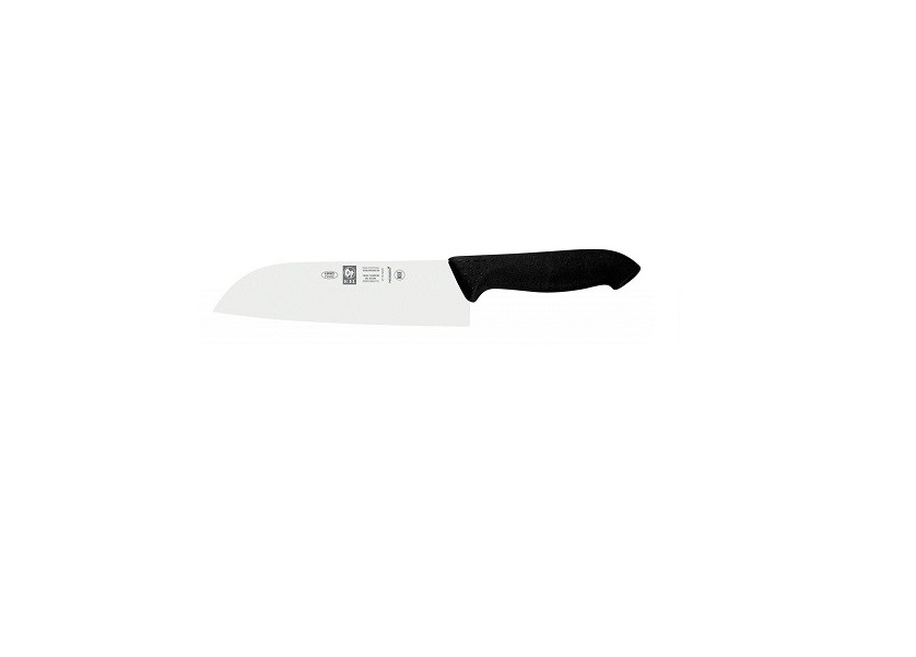 

Нож японский Santoku 180/300 мм черный HoReCa Icel 1 шт