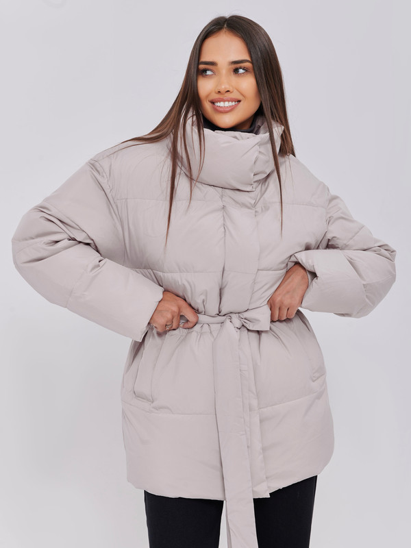 Куртка женская CHIC & CHARISMA M3565 серая 42 RU