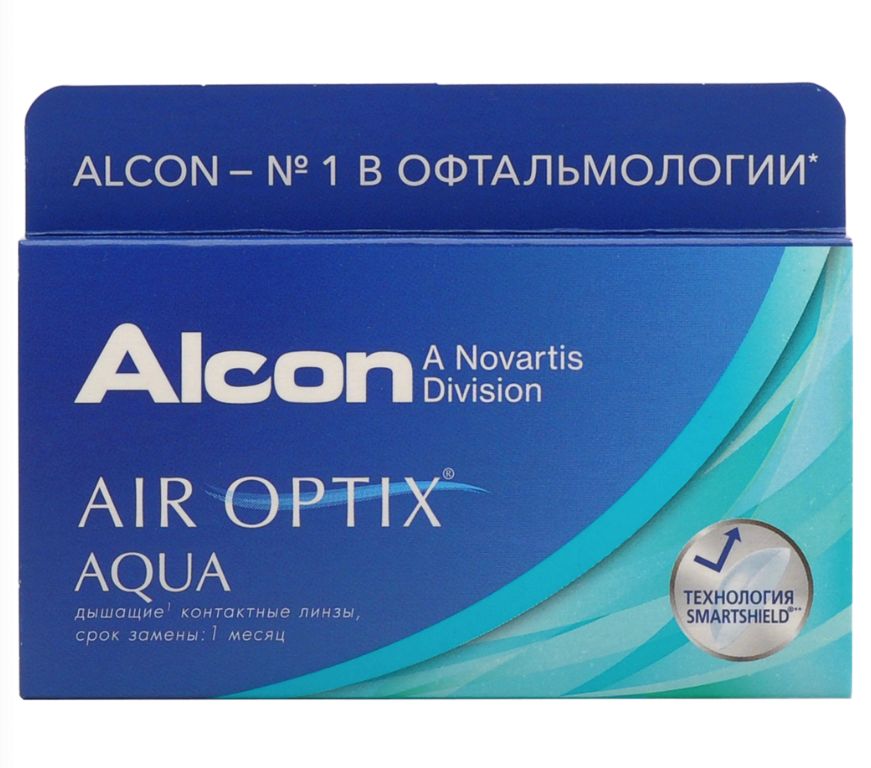 

Air Optix Aqua (6 линз) + Biotrue 300 мл.(8.6, -5.00), Aqua 6 линз + Biotrue