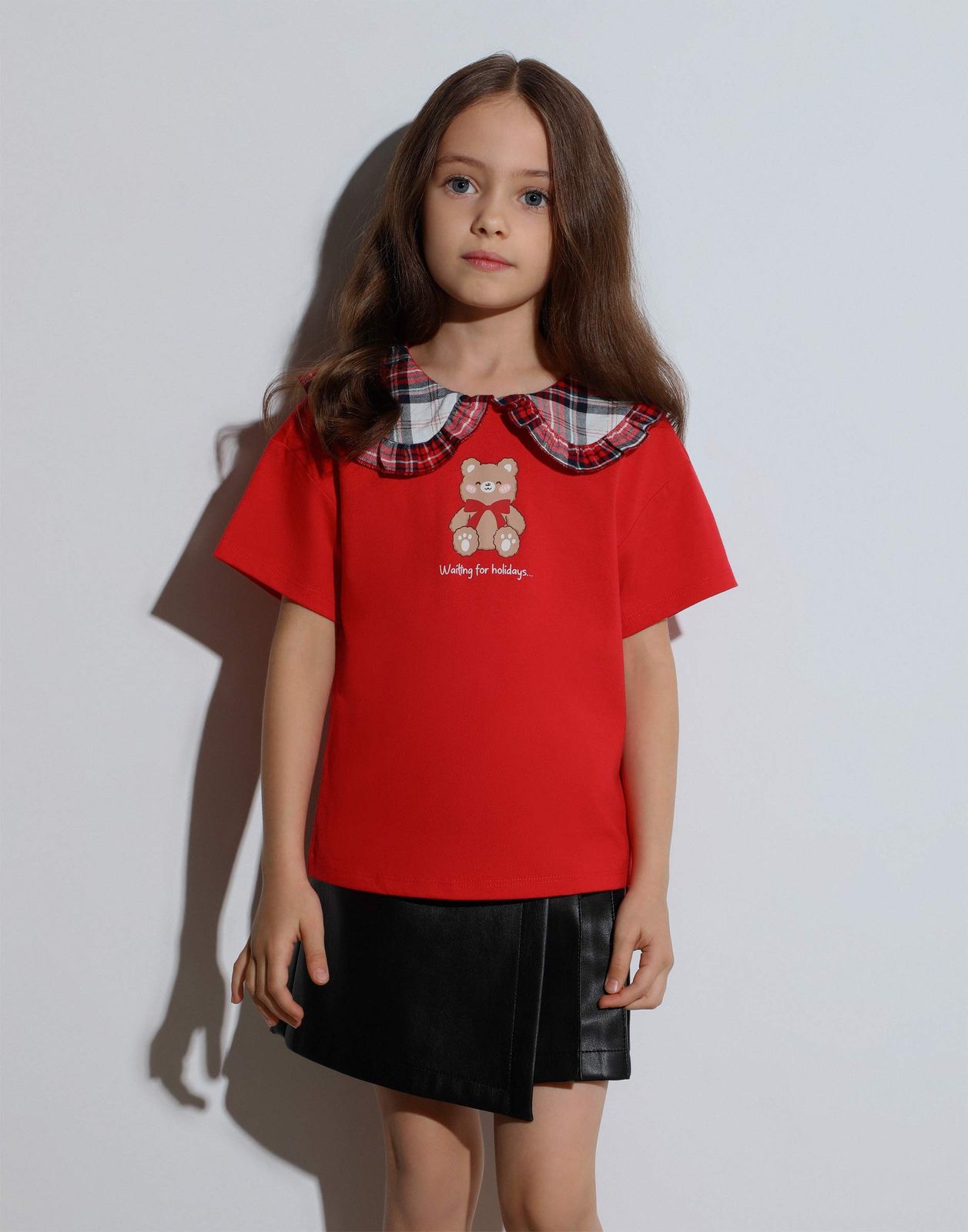 

Футболка детская Gloria Jeans GKT020993, красный, 110, GKT020993