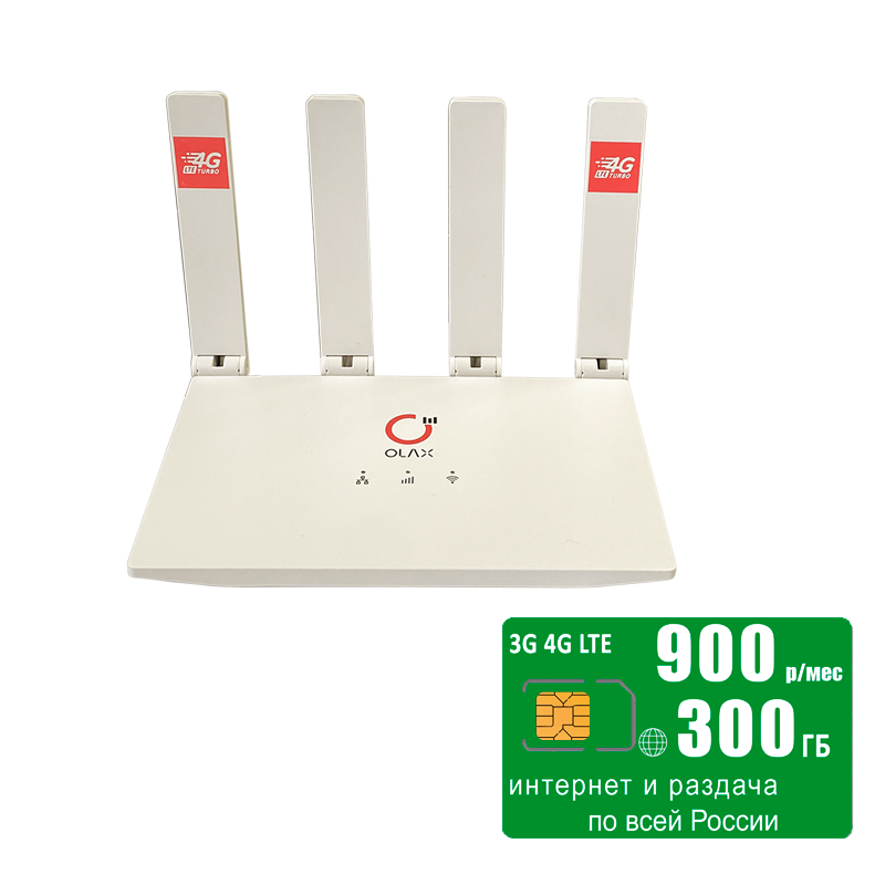 

Wi-Fi роутер Olax MC50 (router-mc50-mega900-SG-WB), MC50