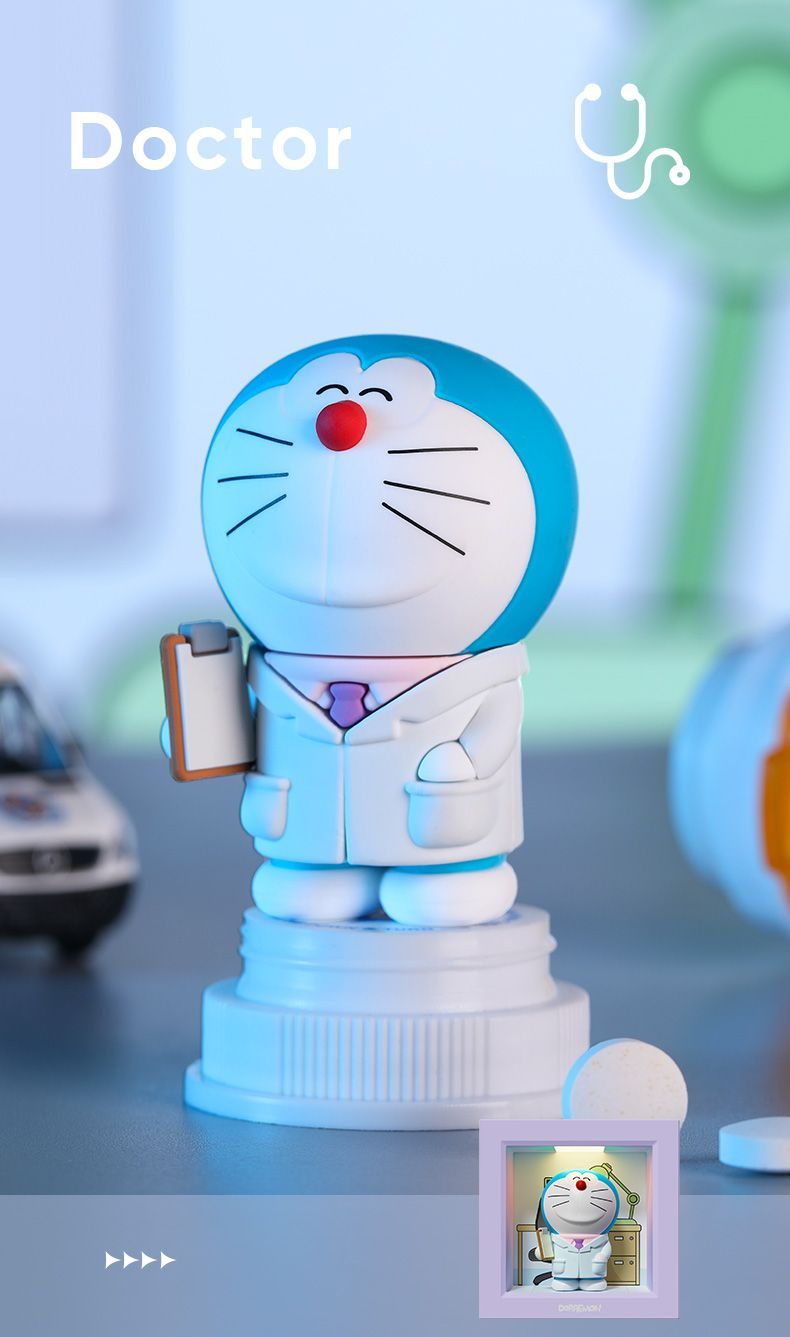 Декоративный детский ночник-фоторамка Doraemon 1973 Доктор