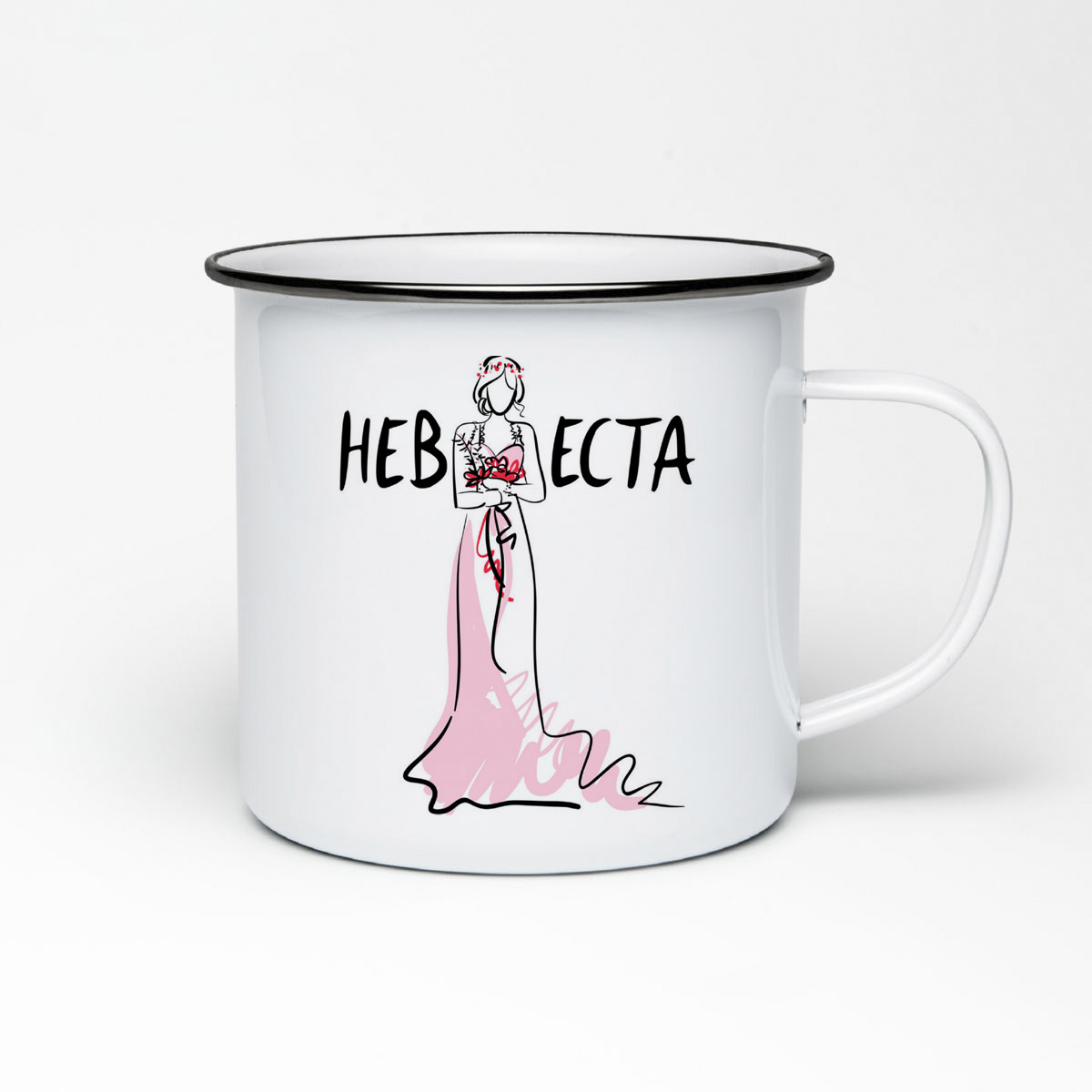 

Кружка металлическая CoolPodarok Свадьба. Невеста