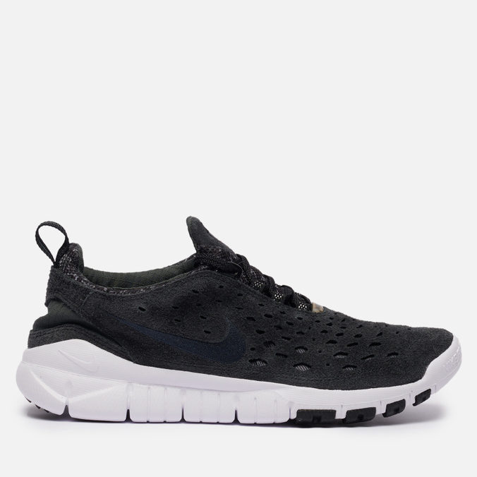 фото Кроссовки унисекс nike free run trail серые 45.5 eu