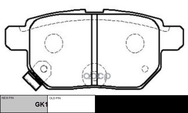 Колодки Задние Toyota Corolla /Auris 06- Ctr Ckt-52 CTR арт. GK1066