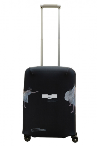 фото Чехол для чемодана routemark танцовщицы черный, 51,5х41