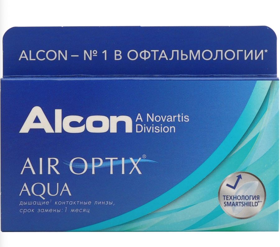 

Air Optix Aqua (3 линзы) + One Step 360 мл.(8.6, -2.25), Aqua 3 линзы + One Step
