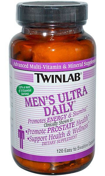 

Mens Ultra Multi Daily Twinlab капсулы 120 шт., Mens Ultra Multi Daily