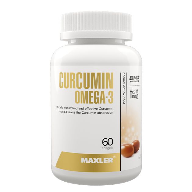 фото Curcumin omega 3 maxler turmeric root extract meriva капсулы 60 шт.