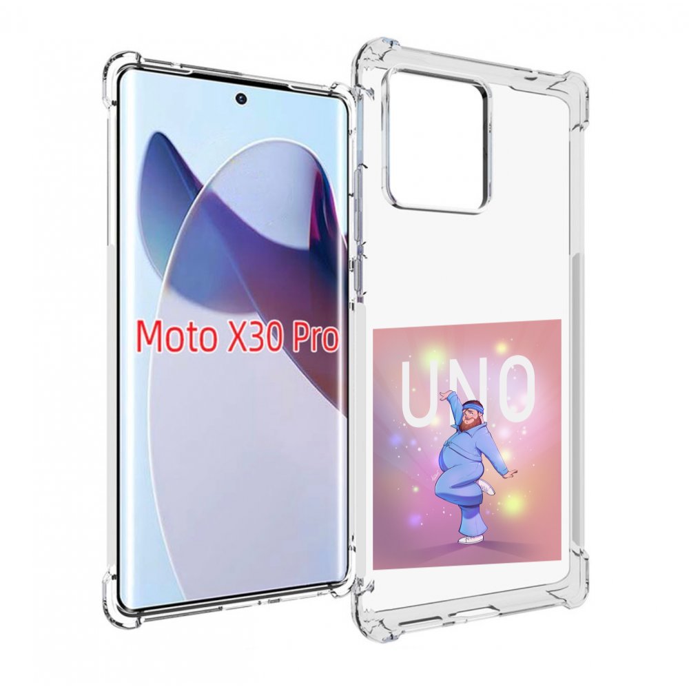 

Чехол MyPads UNO-танцор для Motorola Moto X30 Pro, Прозрачный, Tocco