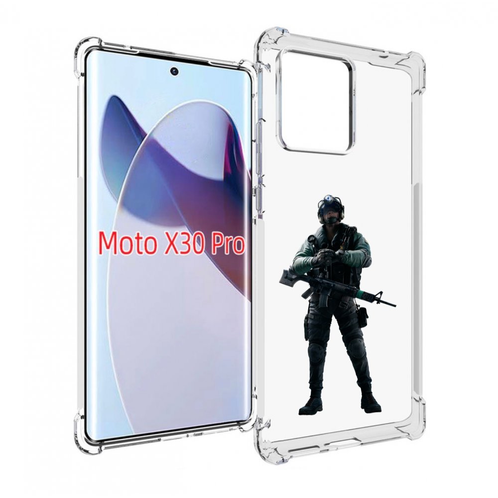 

Чехол MyPads Tom-Clancy's-Rainbow-Six-2 для Motorola Moto X30 Pro, Прозрачный, Tocco