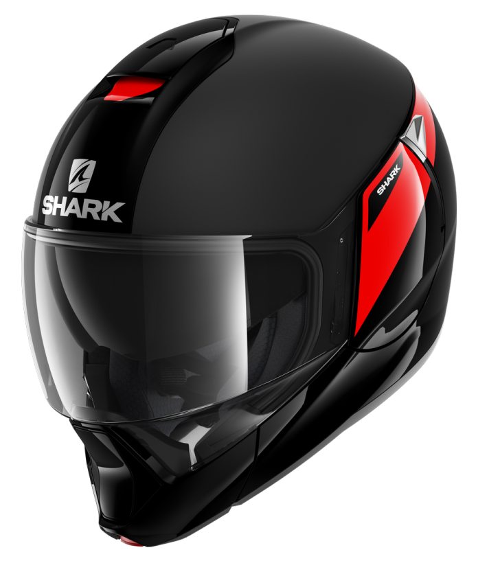 

Шлем SHARK EVOJET KARONN MAT Black/Red/Black L